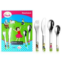 Puresigns Kinderbesteck - Heidi - 4-teilig ( Gravur möglich )