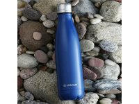 Trinkflasche 500ml - Blau - Alpaka ( Gravur möglich )