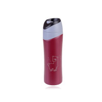 Trinkflasche 400ml - Rot - Alpaka ( Gravur möglich )