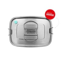 Gräwe Edelstahl-Brotdose, Lunchbox 1,5 Liter, mit...