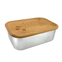 Brotdose / Lunchbox - Pusteblume ( Gravur möglich )