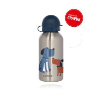 Trinkflasche Sigikid 400ml - Hund ( Gravur möglich )
