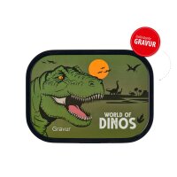 Mepal Brotdose, Lunchbox Campus - Dino - Dinosaurier ( Gravur möglich )