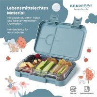 BearFoot Brotdose, Lunchbox, Bento Box - Bagger & Affe ( Gravur möglich )