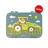 BearFoot Brotdose, Lunchbox, Bento Box - Traktor &...