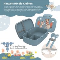 BearFoot Brotdose, Lunchbox, Bento Box Set - Hund & Katze ( Gravur möglich )