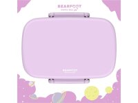 BearFoot Brotdose, Lunchbox, Bento Box Set - Lila ( Gravur möglich )