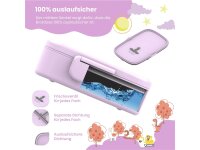 BearFoot Brotdose, Lunchbox, Bento Box Set - Lila ( Gravur möglich )