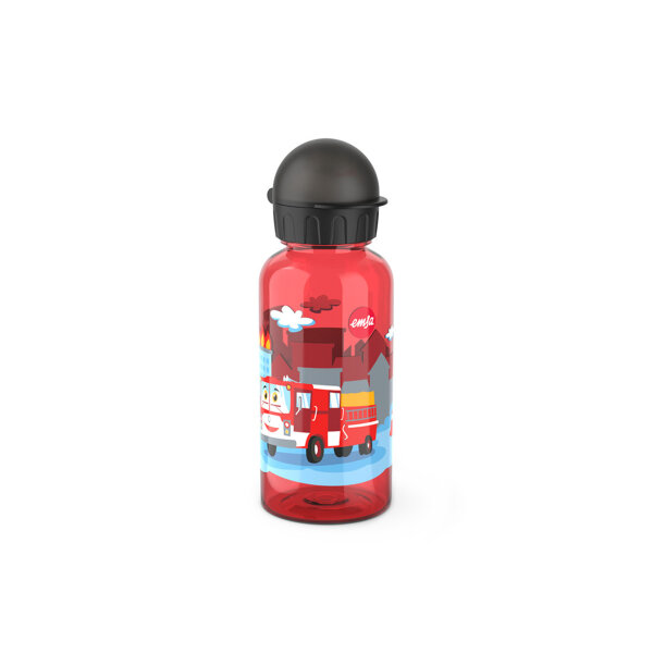 Trinkflasche Emsa Kids 400ml - Feuerwehrmann, Feuerwehr ( Gravur möglich )