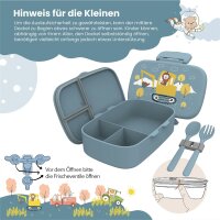 BearFoot Brotdose, Lunchbox, Bento Box Set - Bagger & Affe ( Gravur möglich )