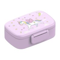 BearFoot Brotdose, Lunchbox, Bento Box Set - Einhorn - Sterne, Wolken, Mond ( Gravur möglich )