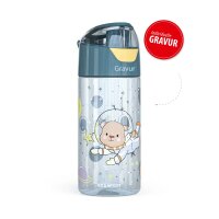 Trinkflasche BearFoot 450ml - Astronaut Bär ( Gravur...