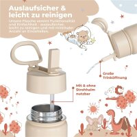 Trinkflasche Thermo BearFoot 400ml - Dinosaurier