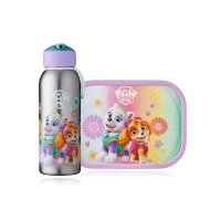 Mepal Paw Patrol Girls 2er Bundle - Brotdose, Trinkflasche ( Gravur möglich )