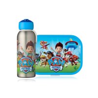 Mepal Paw Patrol 2er Bundle - Brotdose, Trinkflasche ( Gravur möglich )