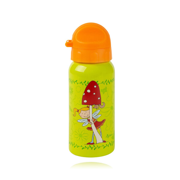 Trinkflasche Sigikid 400ml - Fee Florentine - Blumen, Regenbogen, Sterne, Schmetterling ( Gravur möglich )