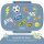 BearFoot Brotdose, Lunchbox, Bento Box Set - Sticker Blau ( Gravur möglich )