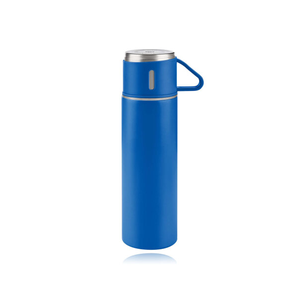 Trinkflasche Isolierflasche Gräwe 450ml - Blau ( Gravur möglich )