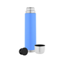 Trinkflasche Isolierflasche Gräwe 1 Liter - Hellblau ( Gravur möglich )