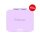 BearFoot Brotdose, Lunchbox, Bento Box COMPACT - Lila ( Gravur möglich )