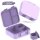 BearFoot Brotdose, Lunchbox, Bento Box COMPACT - Lila ( Gravur möglich )