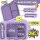BearFoot Brotdose, Lunchbox, Bento Box COMPACT - Lila ( Gravur möglich )