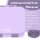 BearFoot Brotdose, Lunchbox, Bento Box COMPACT - Lila ( Gravur möglich )