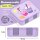 BearFoot Brotdose, Lunchbox, Bento Box COMPACT - BubbleTea Lila ( Gravur möglich )