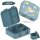 BearFoot Brotdose, Lunchbox, Bento box COMPACT 1000ml - Astro Bär - Planeten, Sterne ( Gravur möglich )