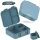 BearFoot Brotdose, Lunchbox, Bento box COMPACT - Blau ( Gravur möglich )