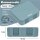 BearFoot Brotdose, Lunchbox, Bento box COMPACT - Blau ( Gravur möglich )