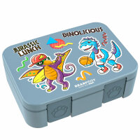 BearFoot Brotdose, Lunchbox, Bento Box COMPACT - Dinos...