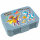 BearFoot Brotdose, Lunchbox, Bento Box COMPACT - Dinos Blau ( Gravur möglich )