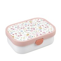 Mepal Flowers & Butterflies 2er Bundle - Brotdose, Strohhalmbecher ( Gravur möglich )