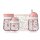 Mepal Flowers & Butterflies 4er Bundle - Brotdose, 3 Becher ( Gravur möglich)
