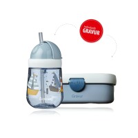 Mepal Sailors Bay 2er Bundle - Brotdose, Strohhalmbecher...