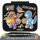 BearFoot Brotdose, Lunchbox, Bento Box COMPACT 1000ml - Dinos Schwarz ( Gravur möglich )
