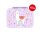 BearFoot Brotdose, Lunchbox, Bento Box COMPACT 1000ml - Lama Lila ( Gravur möglich )