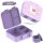 BearFoot Brotdose, Lunchbox, Bento Box COMPACT 1000ml - Lama Lila ( Gravur möglich )