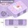 BearFoot Brotdose, Lunchbox, Bento Box COMPACT 1000ml - Lama Lila ( Gravur möglich )