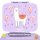 BearFoot Brotdose, Lunchbox, Bento Box COMPACT 1000ml - Lama Lila ( Gravur möglich )