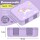 BearFoot Brotdose, Lunchbox, Bento Box COMPACT - Einhorn - Sterne, Wolken Mond ( Gravur möglich )
