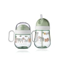 Mepal Little Farm 2er Bundle - Trinklernbecher Mio,...