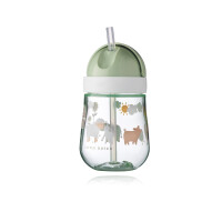 Mepal Little Farm 2er Bundle - Trinklernbecher Mio, Strohhalmbecher