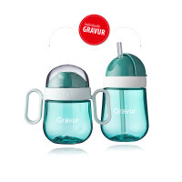 Mepal Deep turquoise 2er Bundle - Trinklernbecher Mio,...