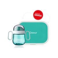 Mepal Deep turquoise 2er Bundle - Trinklernbecher Mio,...