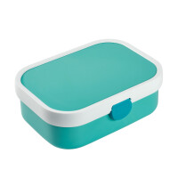 Mepal Deep turquoise 2er Bundle - Trinklernbecher Mio, Brotdose ( Gravur möglich )