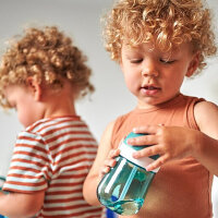 Mepal Deep turquoise 2er Bundle - Trinklernbecher Mio, Brotdose