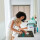 Mepal Deep turquoise 2er Bundle - Trinklernbecher Mio, Brotdose