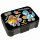 BearFoot Brotdose, Lunchbox, Bento Box COMPACT-S 650ml - Dinos Schwarz ( Gravur möglich )